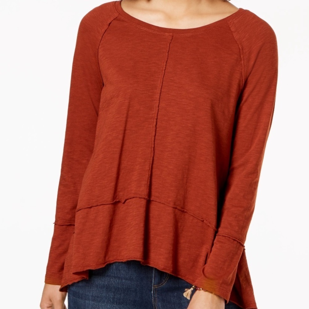 Style & Co. Women's Sweater in Rust Orange